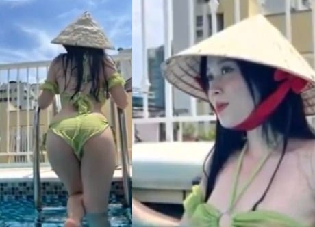 Tuyền cần đụ ngay sau khi đến bể bơi
