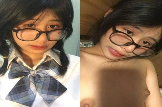Em gái đeo kính nứng lồn mời anh vào nhà nếm hương vị